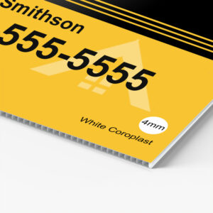 4mm Corrugated Plastic Signs