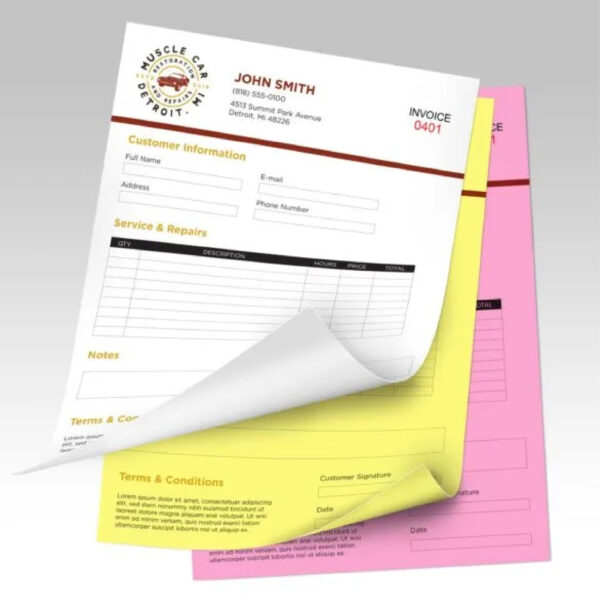NCR Form - 3 Part